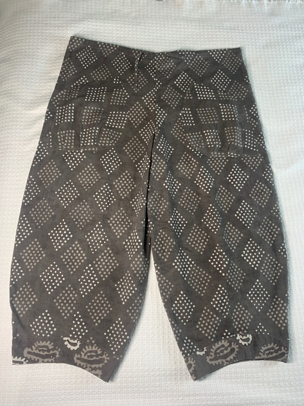 Blu Nomad cotton hand printed and dyed “Patrick Pant” size L-XL
